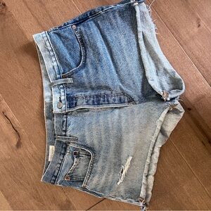 Levi's Two-Tone Blue 504 Jean Shorts